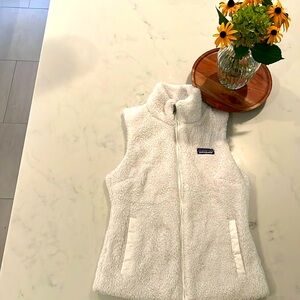 Patagonia cream colored vest